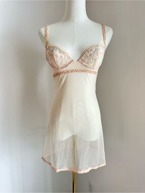 La Perla pink  nightgown with Blush Lace Accents